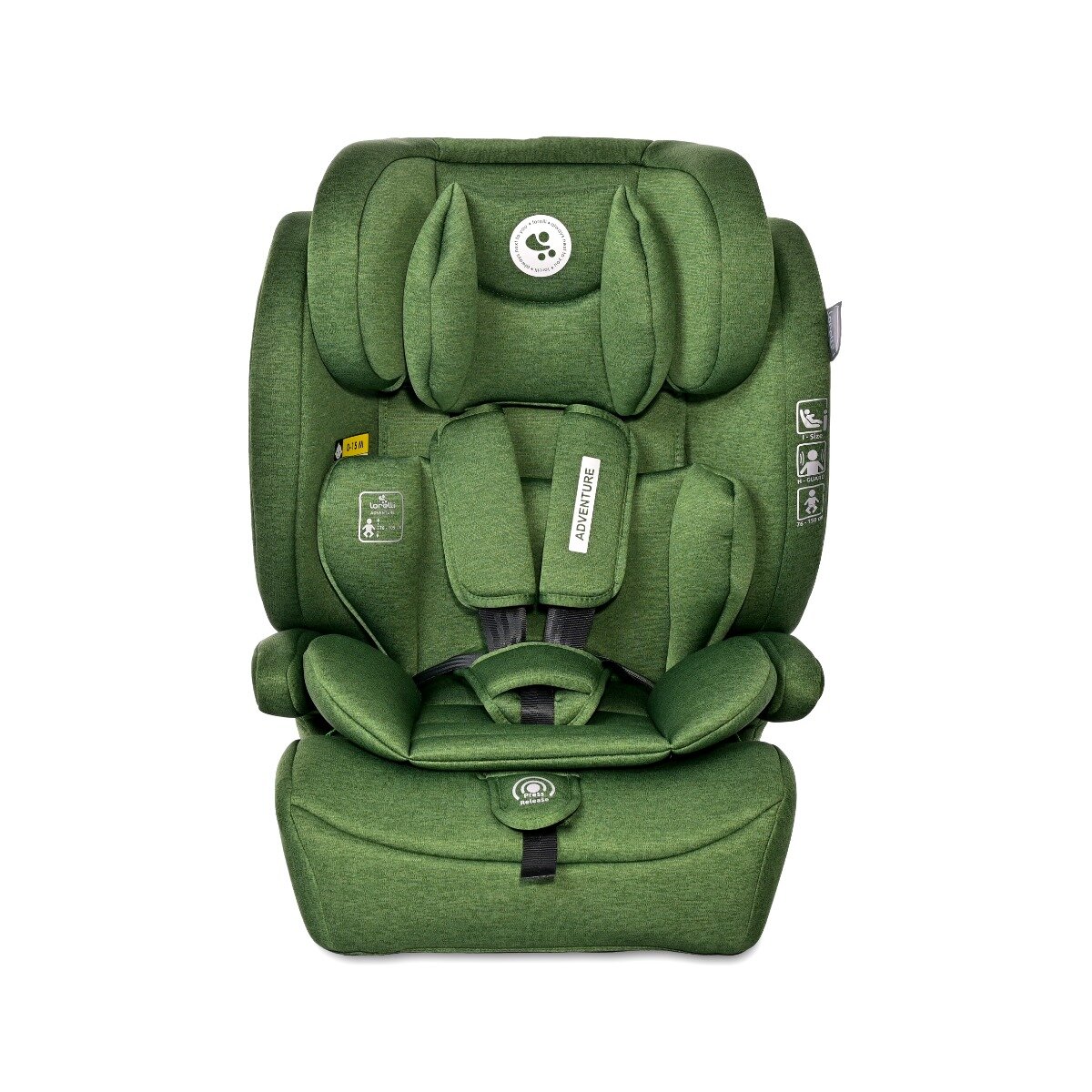 LORELLI Scaun auto Adventure i-Size 15 luni-12 ani 76-150 cm Green