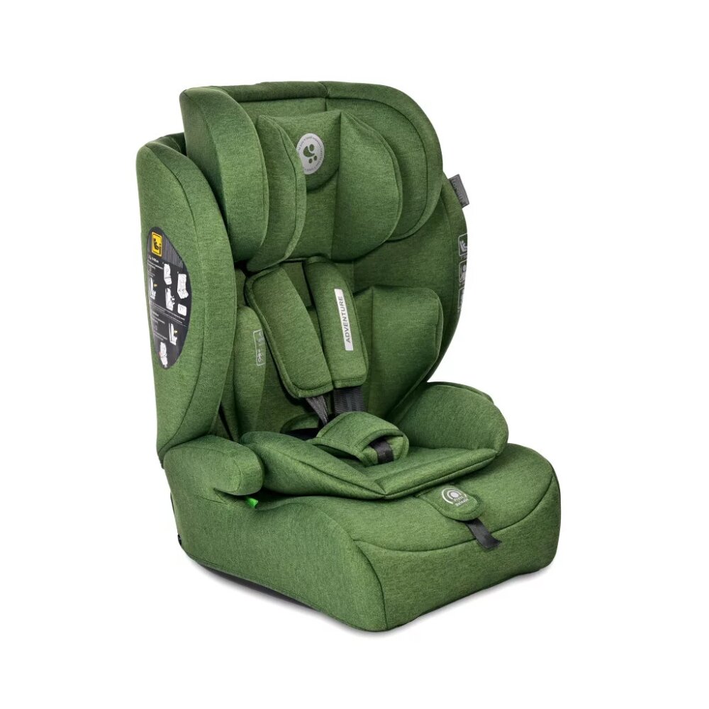 LORELLI Scaun auto pentru copii Adventure I-Size 15 luni-12 ani 76-150 cm Green