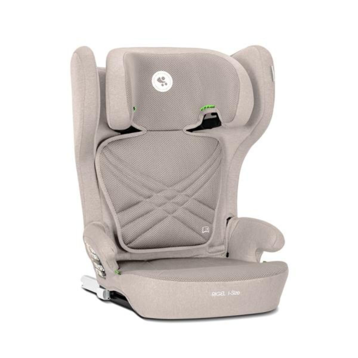 LORELLI Scaun auto Rigel I-Size Isofix pliabil pentru depozitare usoara tetiera reglabila 100-150 cm Beige