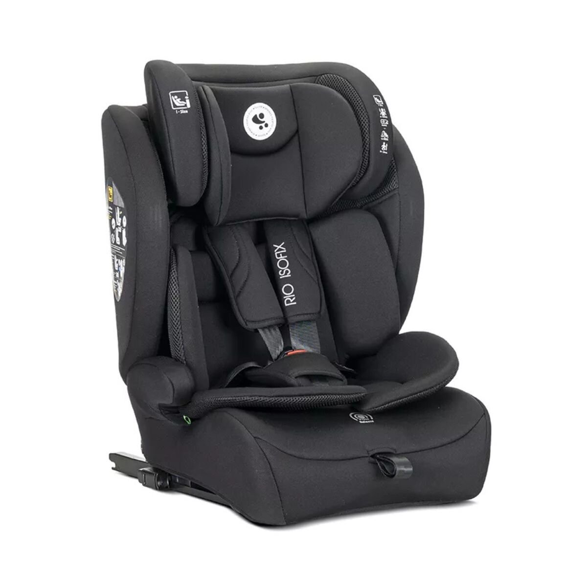 LORELLI Scaun auto Rio Isofix cu Top Tether I-Size 76-150 cm Black