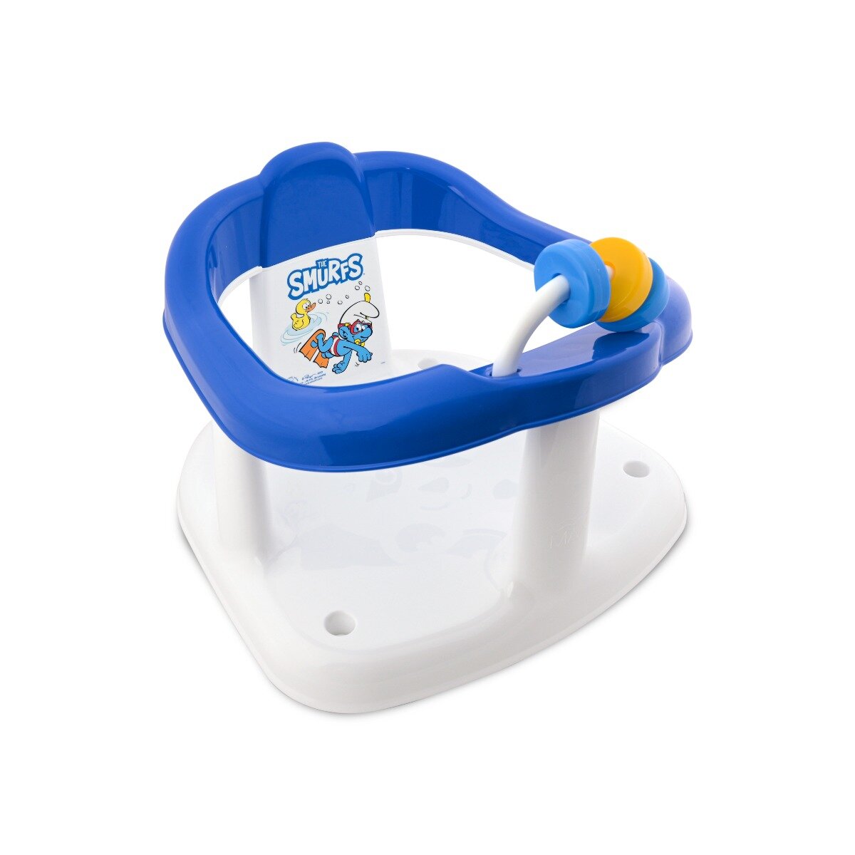 LORELLI Scaun de baie pentru bebe antiderapant Strumfi White