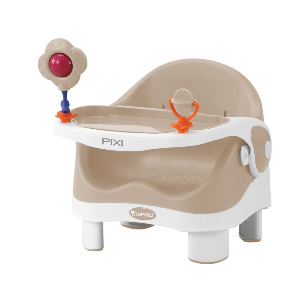 LORELLI Scaun de masa Pixi Booster Beige And White