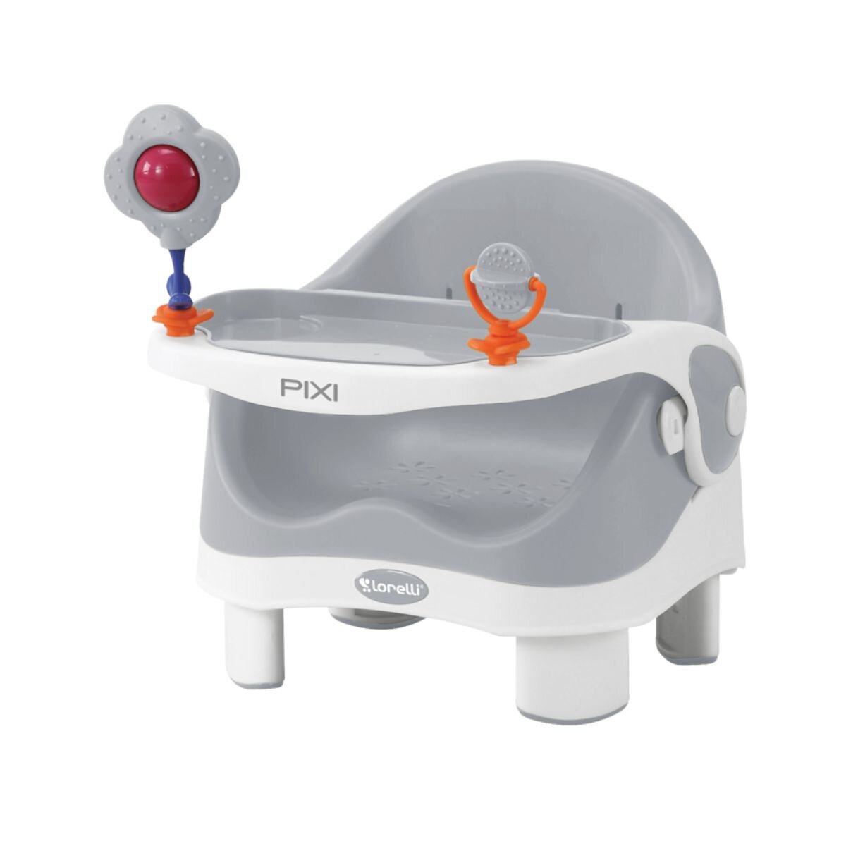 LORELLI Scaun de masa Pixi Booster Gray And White