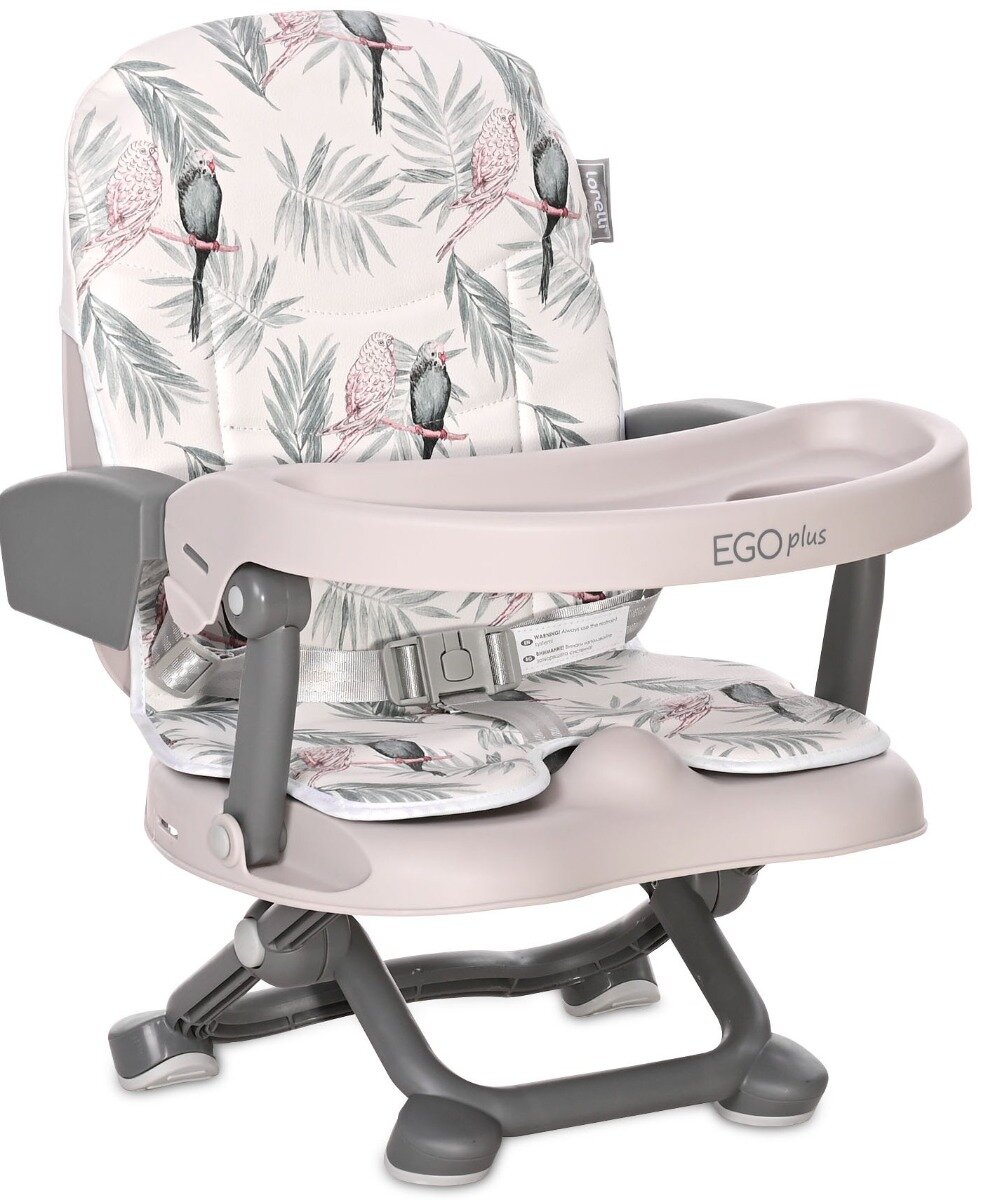LORELLI Scaun de masa pliabil si reglabil Ego Plus Booster Grey Parrots