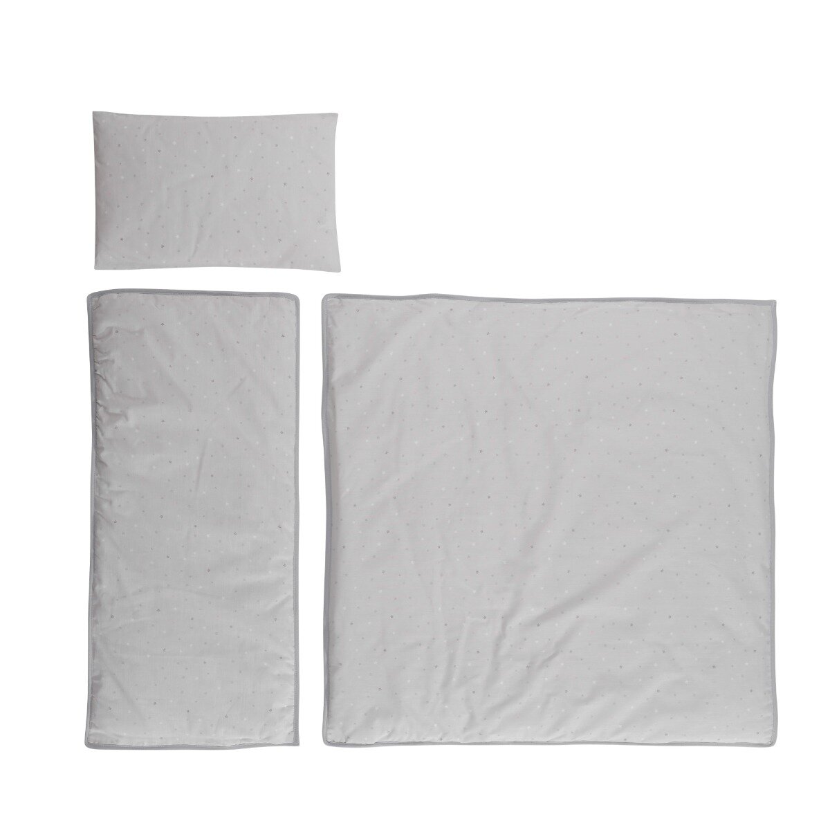 LORELLI Set lenjerie pentru carucior de iarna Bumbac Ranforce 4 piese Grey Sky