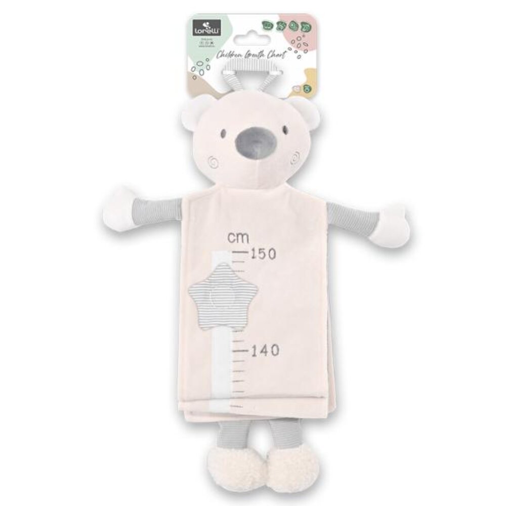 LORELLI Taliometru din plus scala de masurare de la 60 la 150 cm 0 luni+ Bear Beige