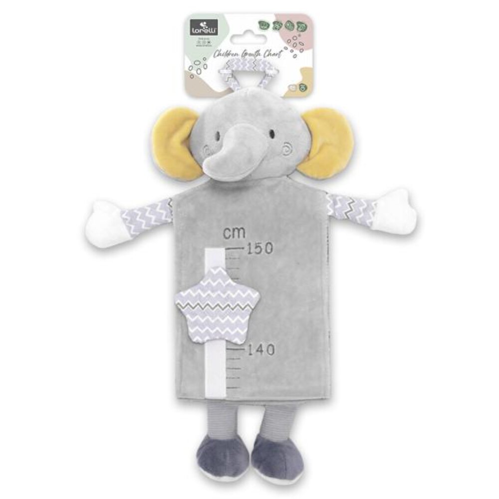 LORELLI Taliometru din plus scala de masurare de la 60 la 150 cm 0 luni+ Elephant Grey