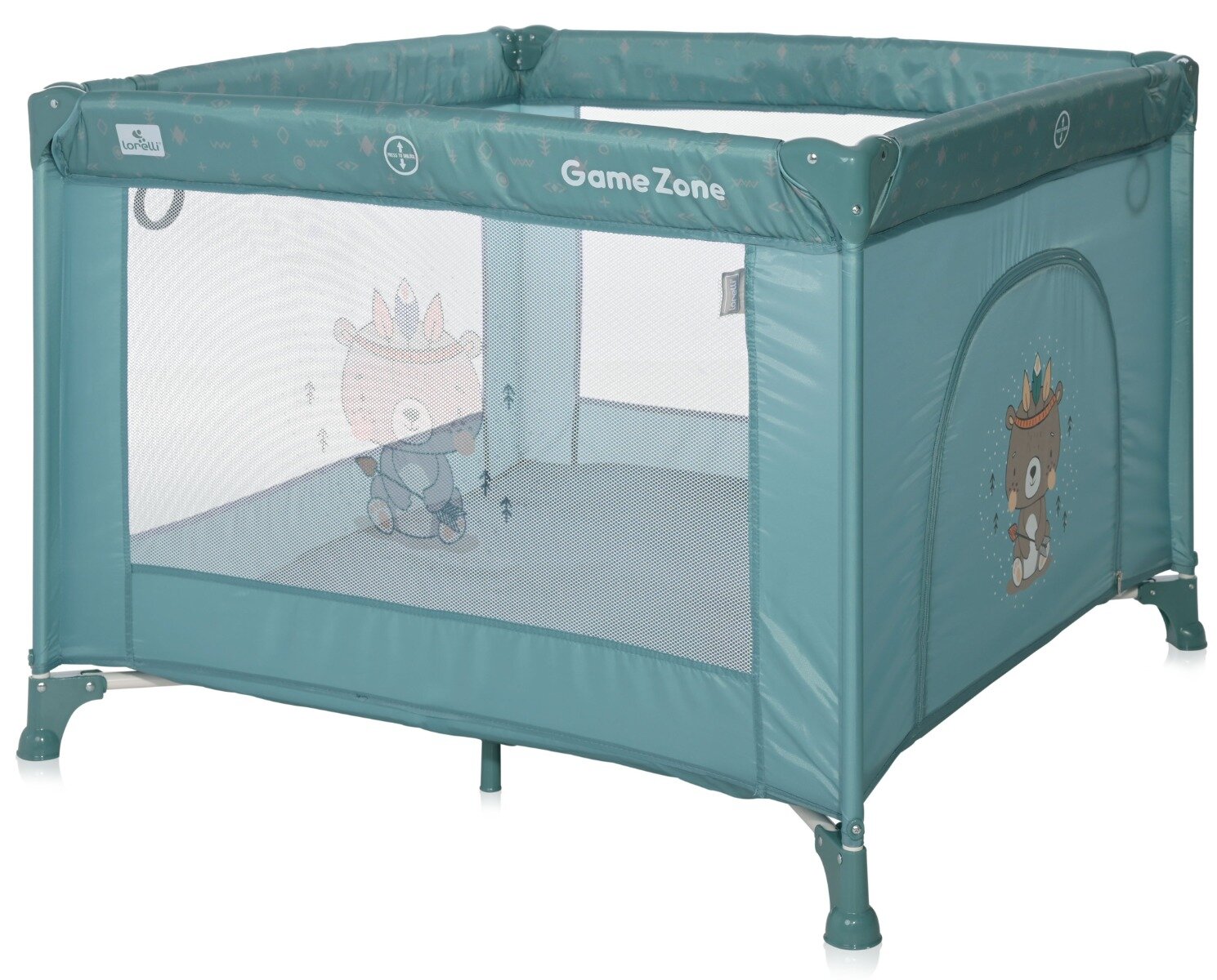 LORELLI Tarc de joaca Game Zone 100 x 100 cm Arctic Indian