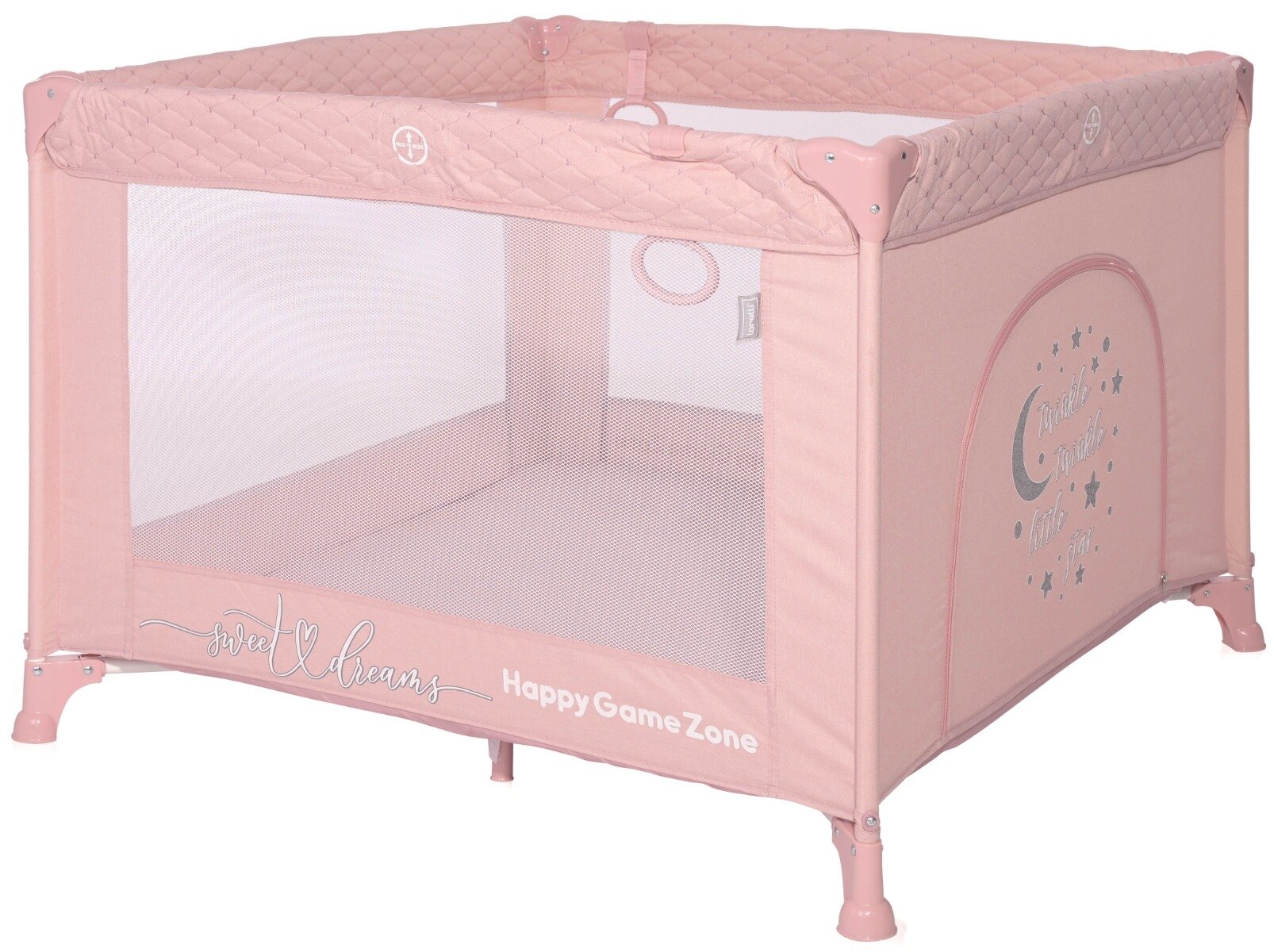 LORELLI Tarc de joaca Happy Game Zone Mellow Rose Star