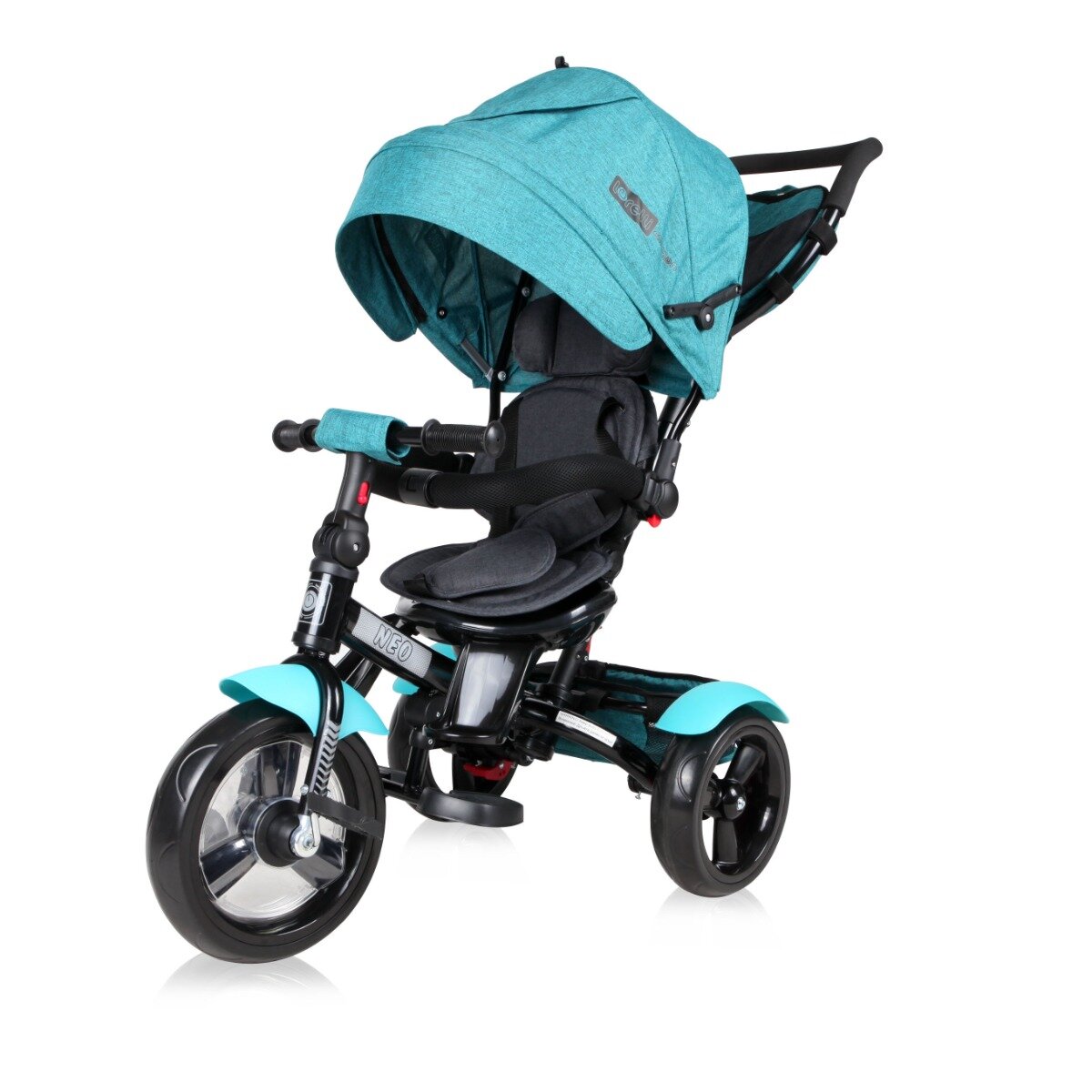 LORELLI Tricicleta multifunctionala 4 in 1 Neo Green Luxe New