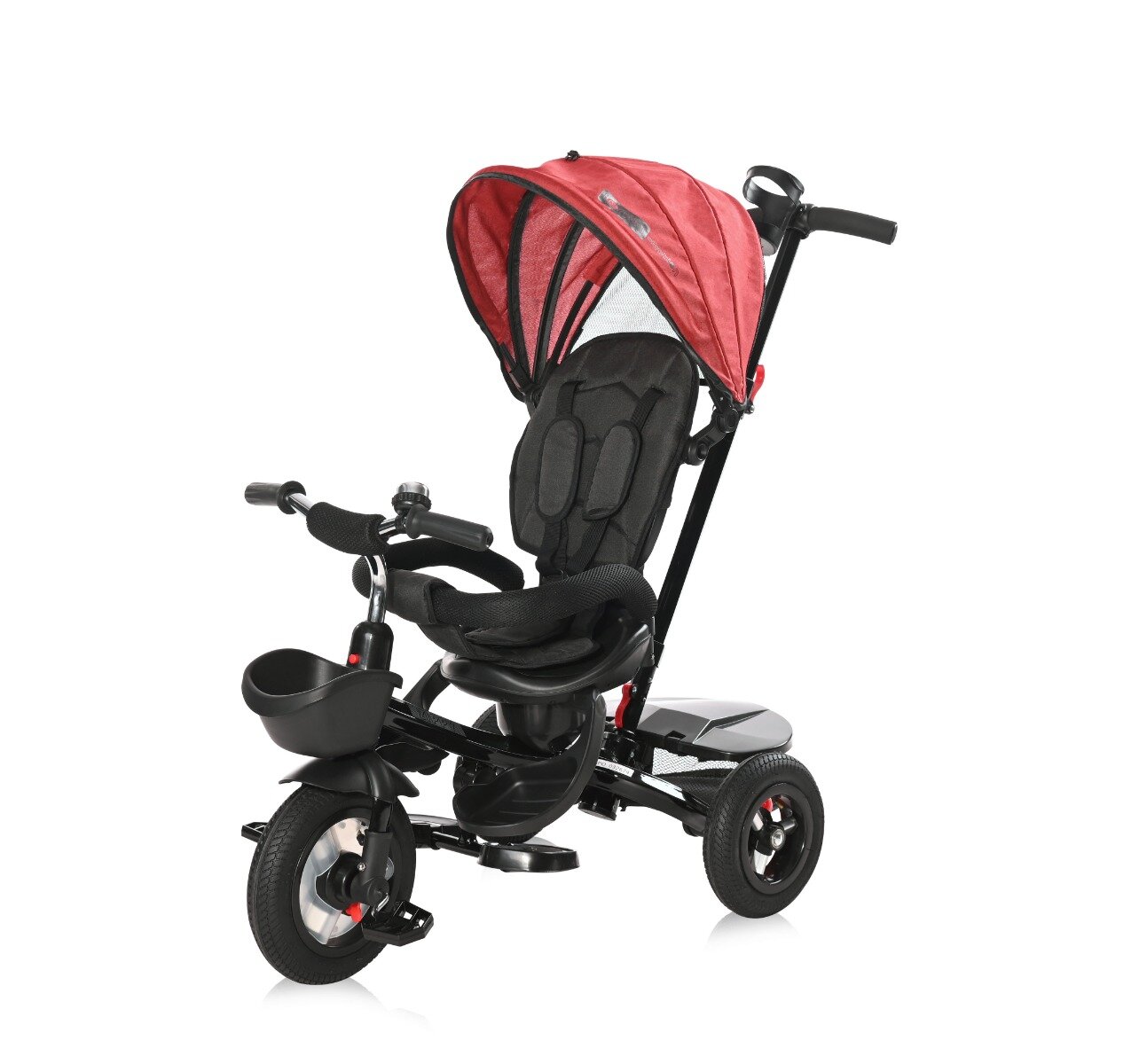 LORELLI Tricicleta pentru copii Control Parental 12-36 Luni Zippy Air Ruby