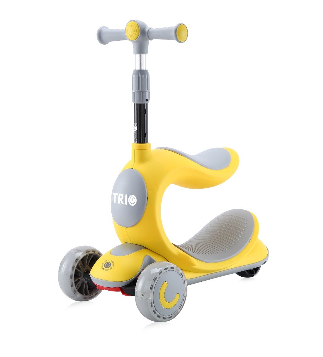 LORELLI Trotineta cu 3 roti leduri Trio Yellow