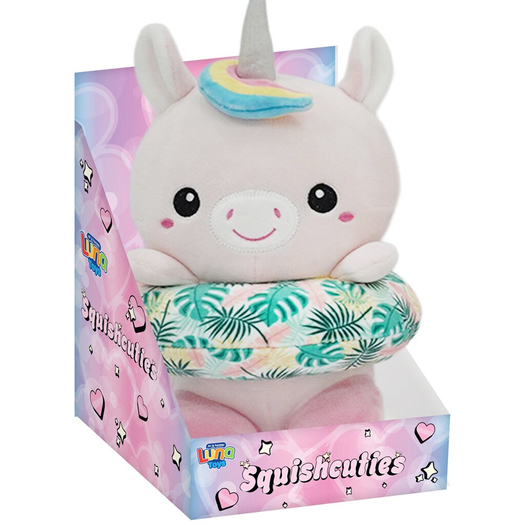 Luna Toys Jucarie de plus Squishcuties Unicorn 21 cm