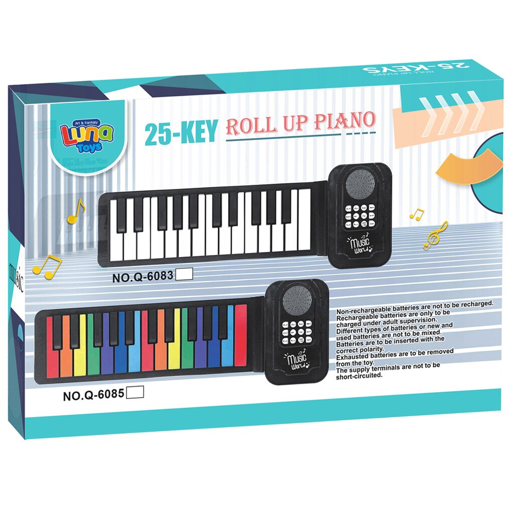 Luna Toys Orga muzicala din silicon 25 clape