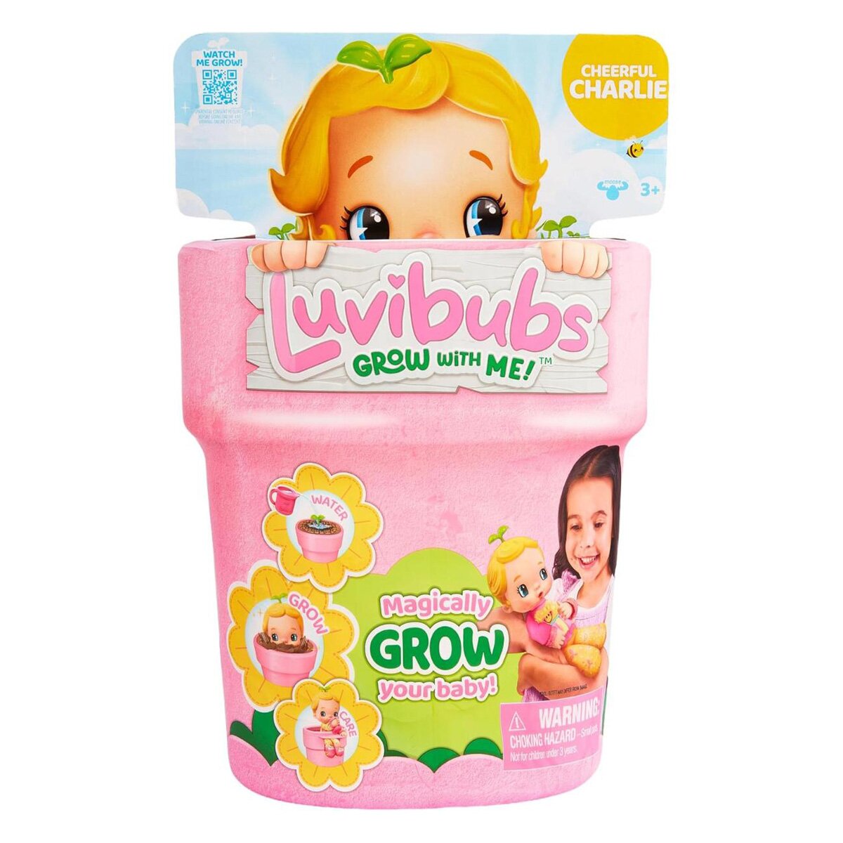 Luvibubs Papusa bebelus Magically Grow your Baby Cheerful Charlie
