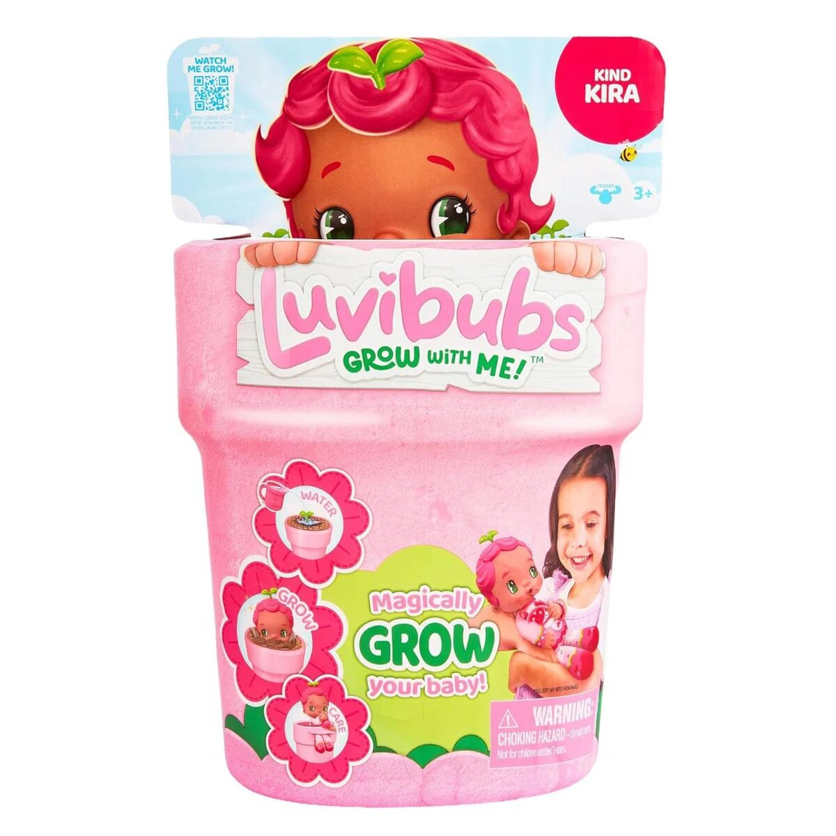 Luvibubs Papusa bebelus Magically Grow your Baby Kind Kira