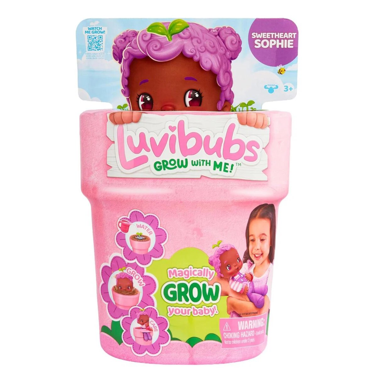 Luvibubs Papusa bebelus Magically Grow your Baby Sweetheart Sophie