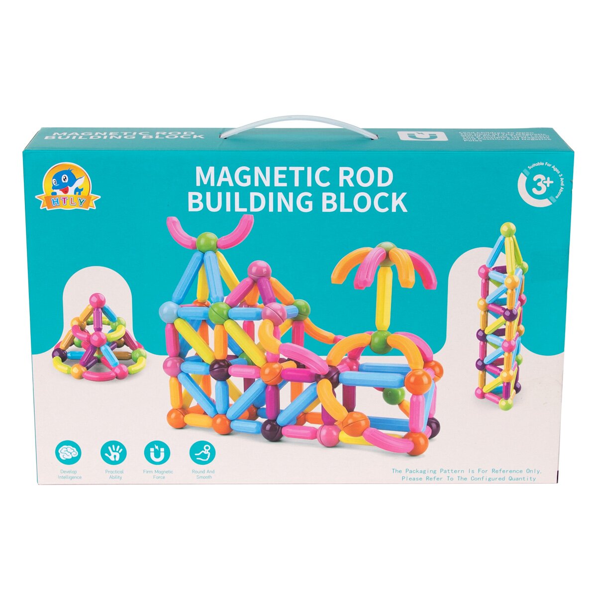 Magnetic Joc de constructie 122 piese