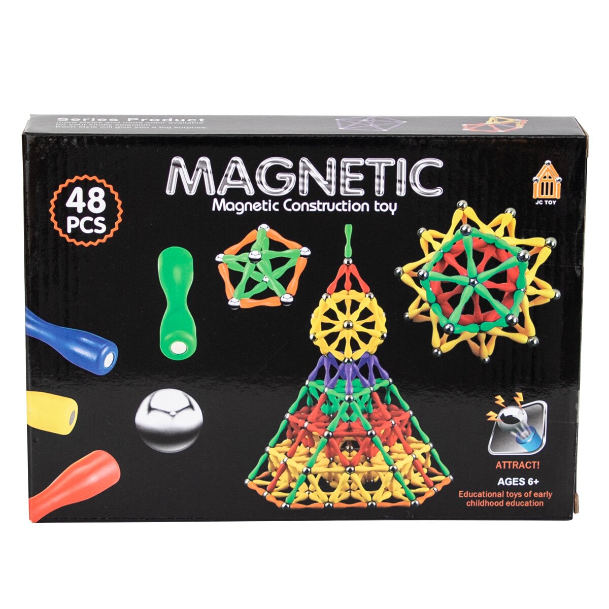 Magnetic Joc de constructie 48 Piese