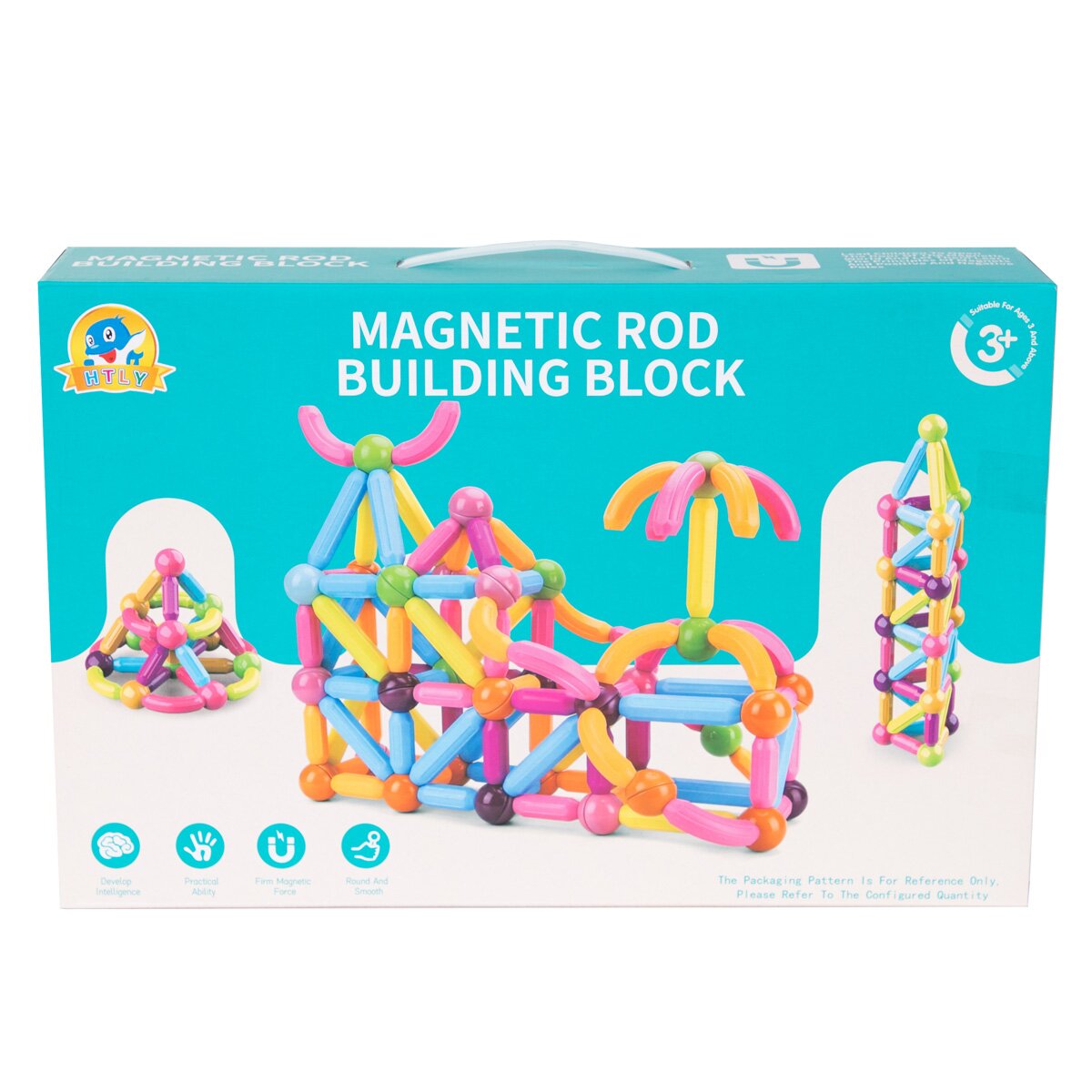 Magnetic Joc de constructie 62 piese