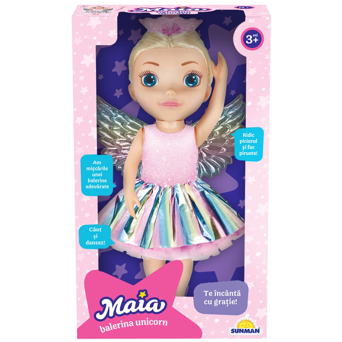 Maia Papusa Balerina cu bagheta unicorn