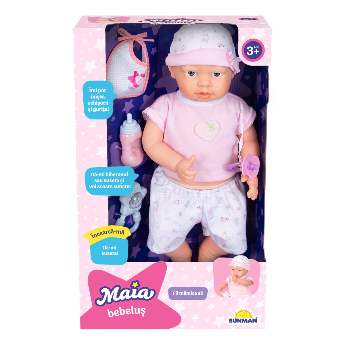 Maia Papusa bebelus cu degetelul in gurita
