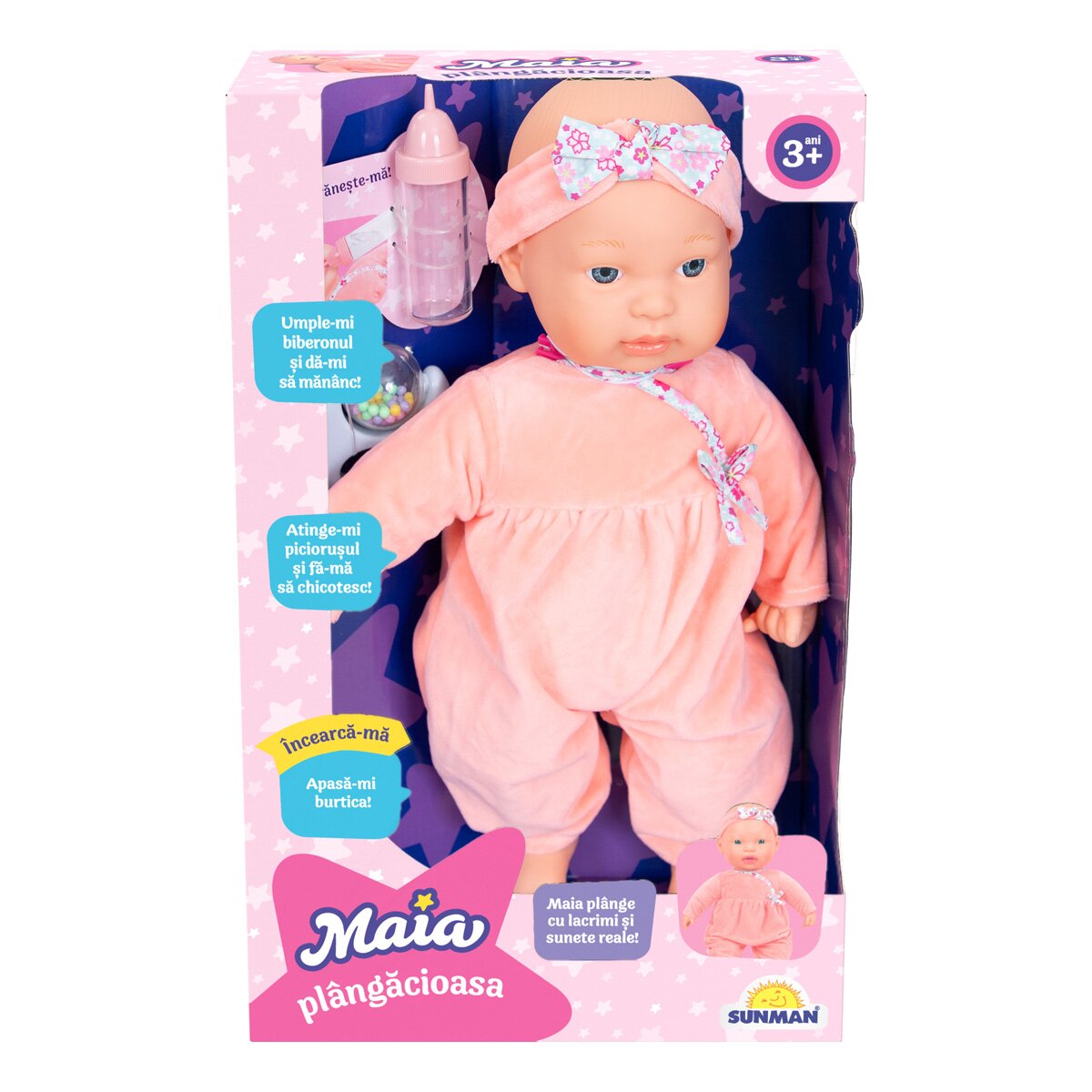 Maia Papusa bebelus plangacioasa