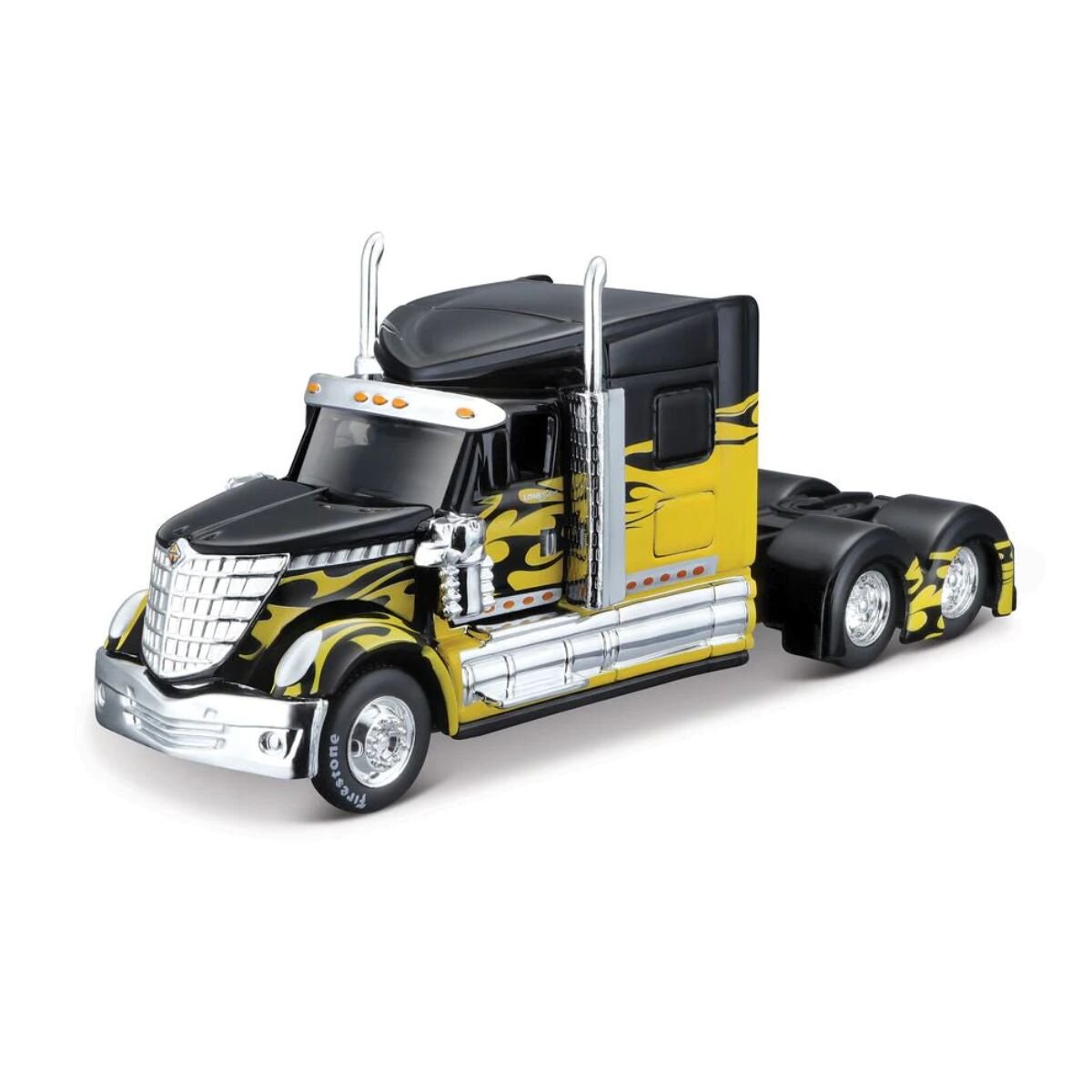 Maisto Camion International Lonestar Negru 1:64