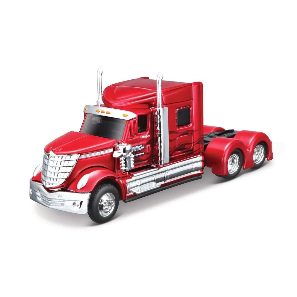 Maisto Camion International Lonestar Rosu 1:64