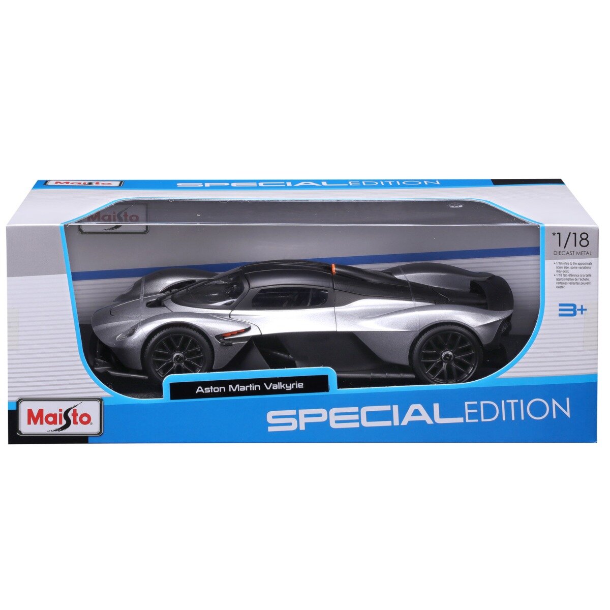 Maisto Macheta metalica Aston Martin Valkyrie 1:18 Gri
