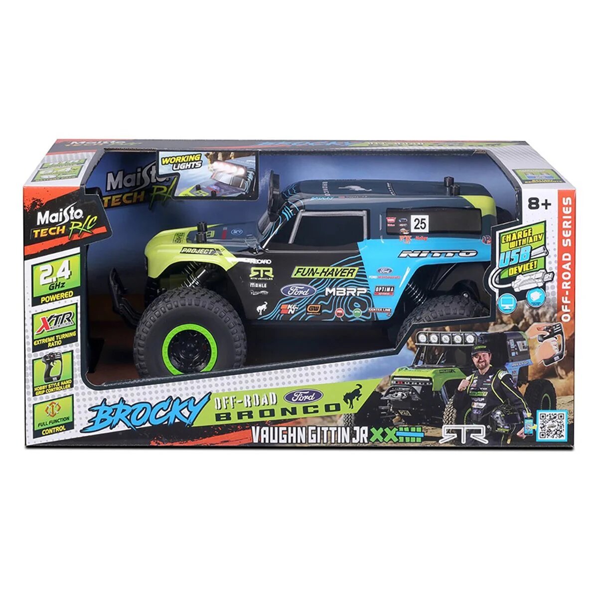 Maisto Masina cu telecomanda Tech Brocky Ultra 4 Ford Bronco