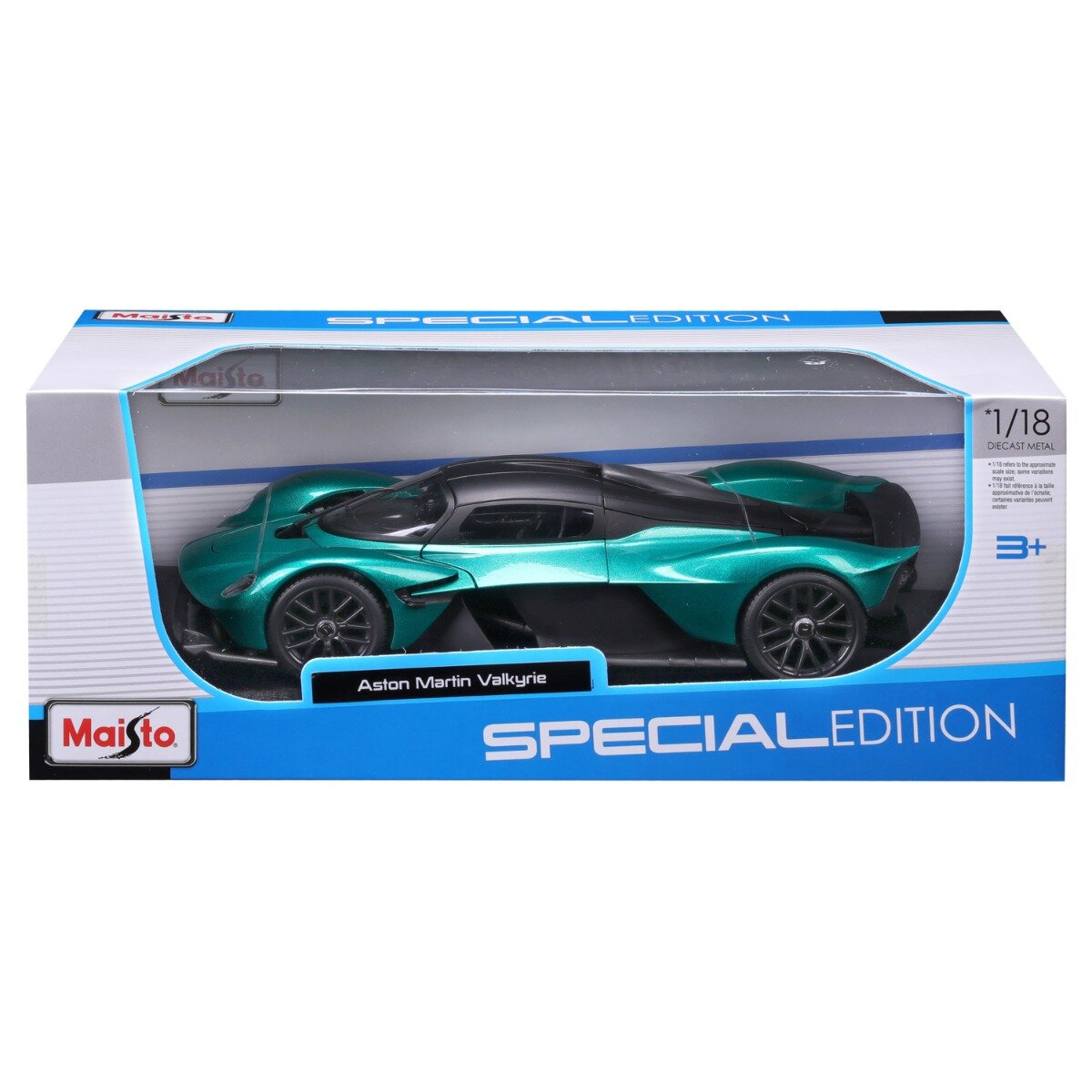 Maisto Masina din metal Aston Martin Valkyrie 1:18 Verde
