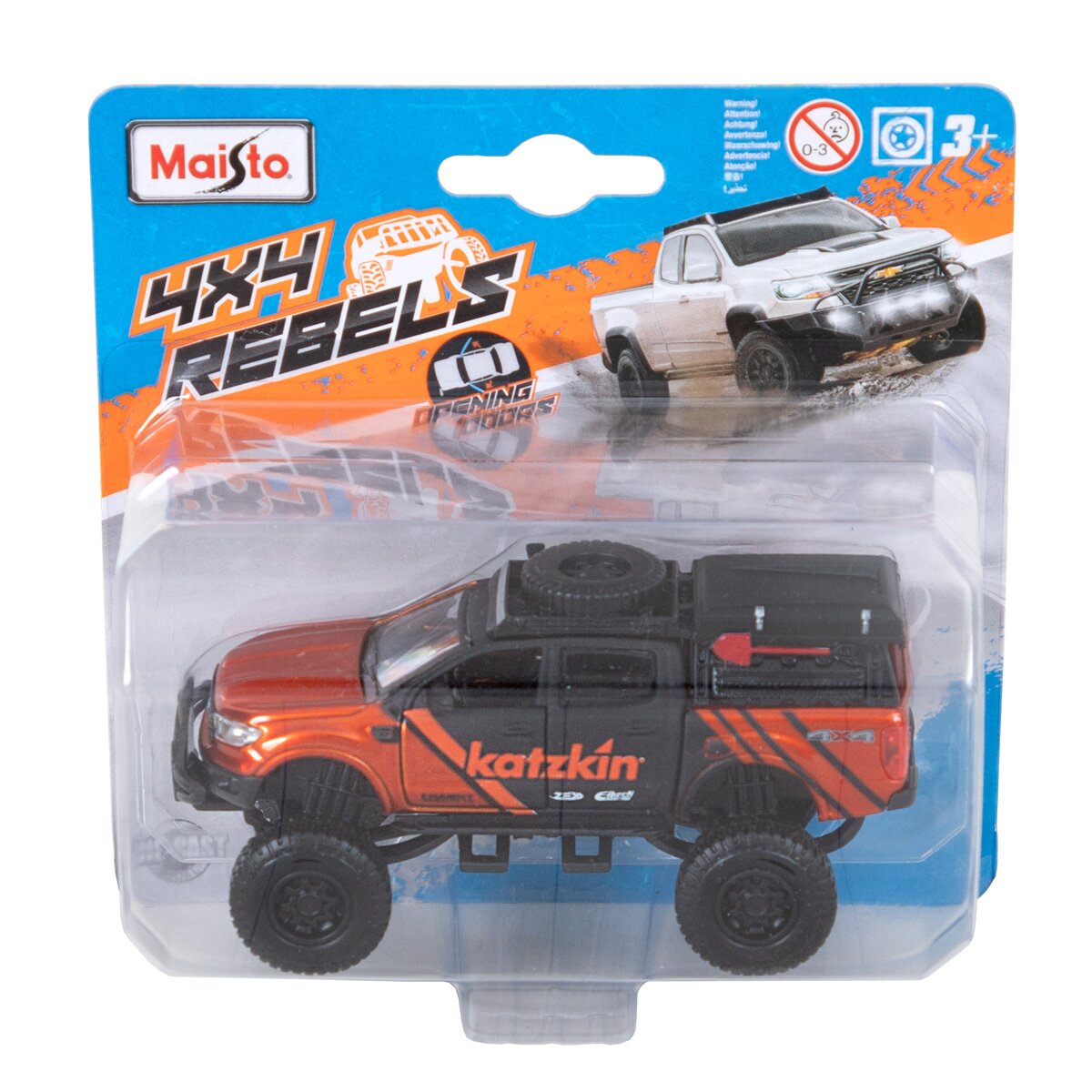 Maisto Masinuta 4X4 Rebels Jeep Rosu 1:64
