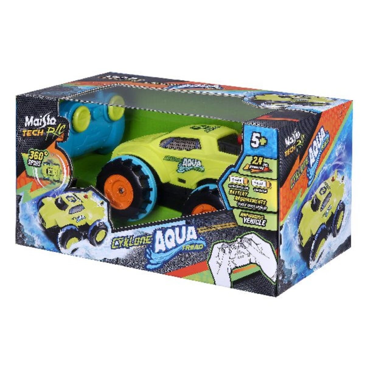 Maisto Masinuta cu telecomanda Tech Cyklone Aqua Tread