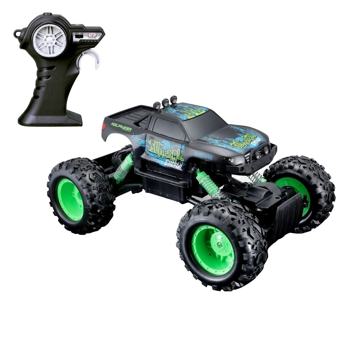 Maisto Masinuta cu telecomanda Tech Rock Crawler Negru