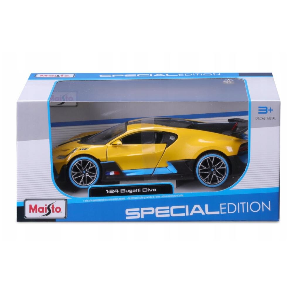 Maisto Masinuta din metal Bugatti Divo 1:24 Galben