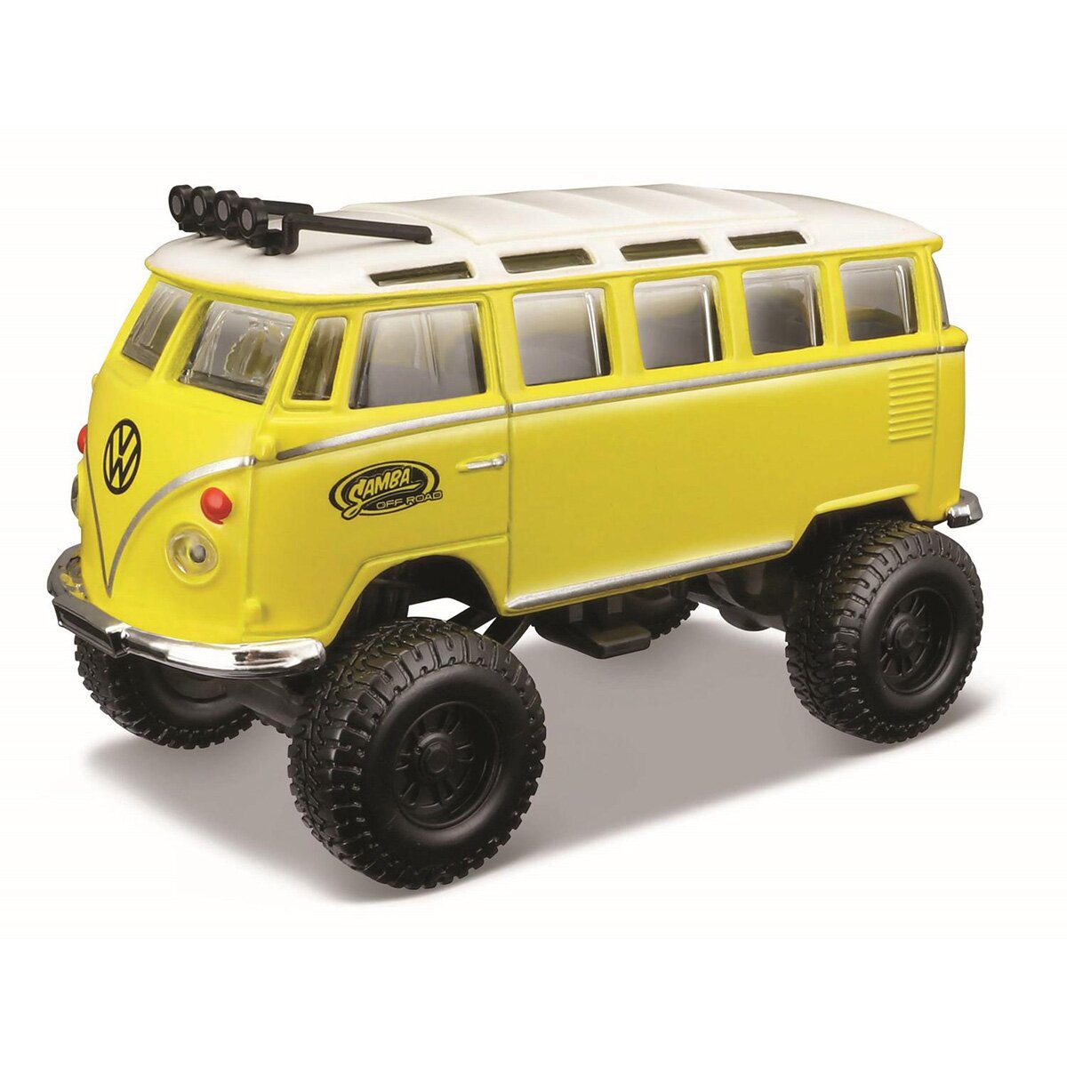Maisto Masinuta Fresh Metal 4X4 Rebels 11 cm 1:64 Galben/Alb