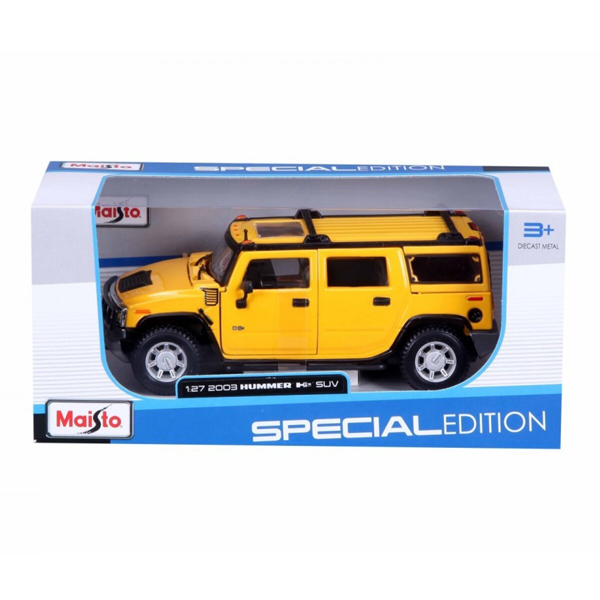 Maisto Masinuta Hummer H2 galben 1:27