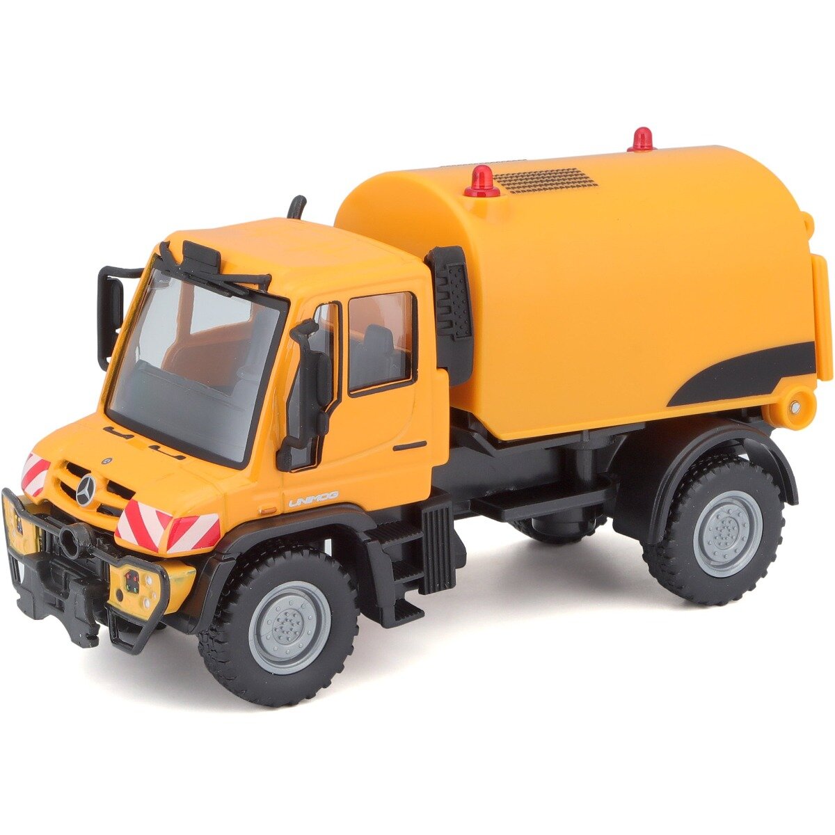 Maisto Masinuta Mercedes Benz Unimog City Services Portocaliu