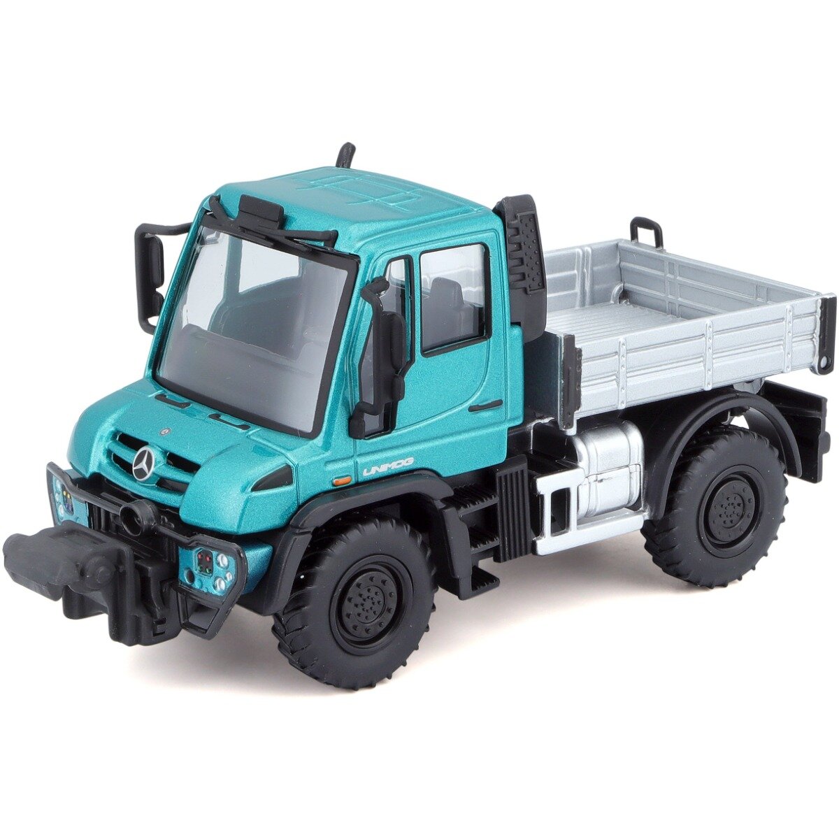 Maisto Masinuta Mercedes Benz Unimog City Services Turcoaz