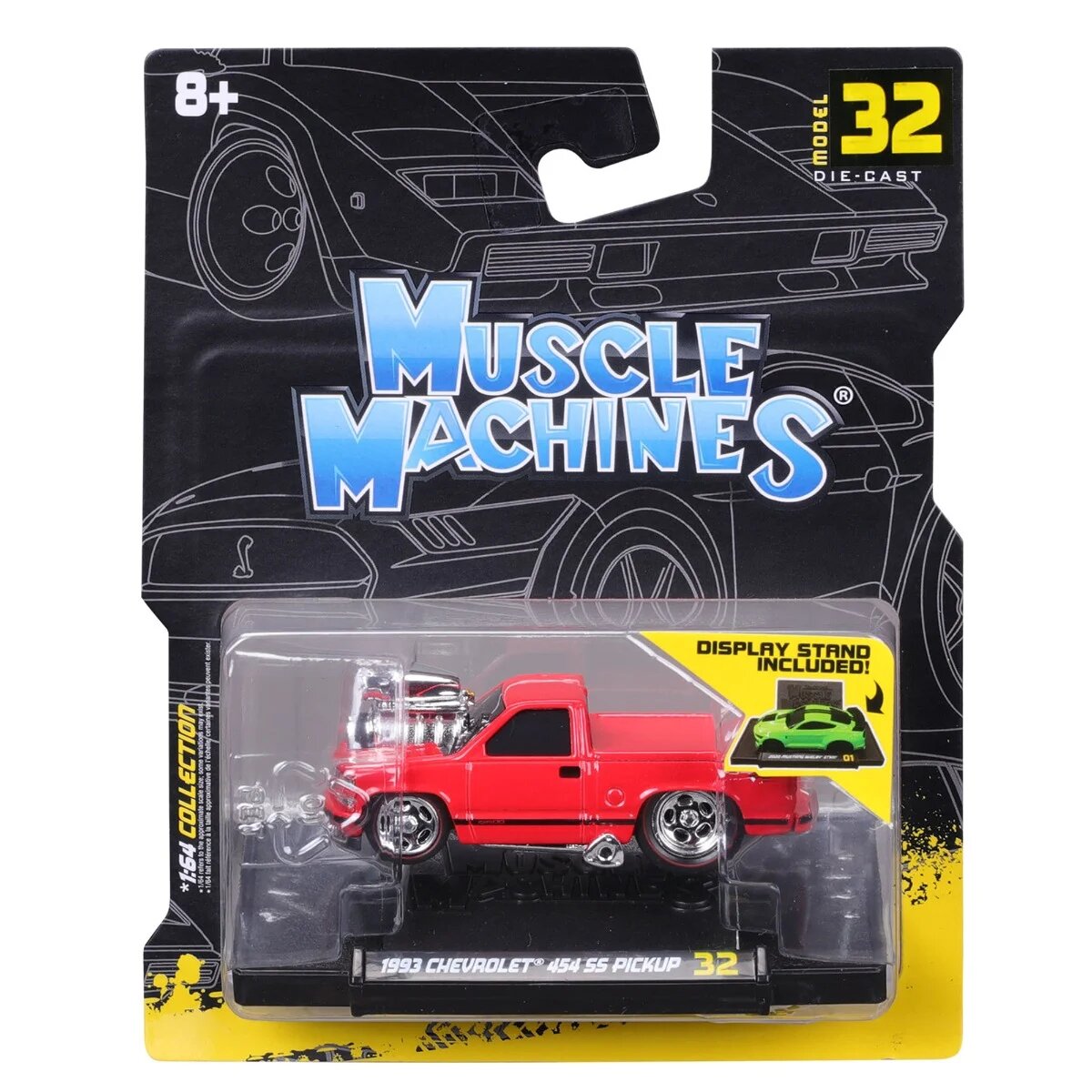 Maisto Masinuta metalica Muscle Machines 1993 Chevrolet 454 SS PickUp 1:64