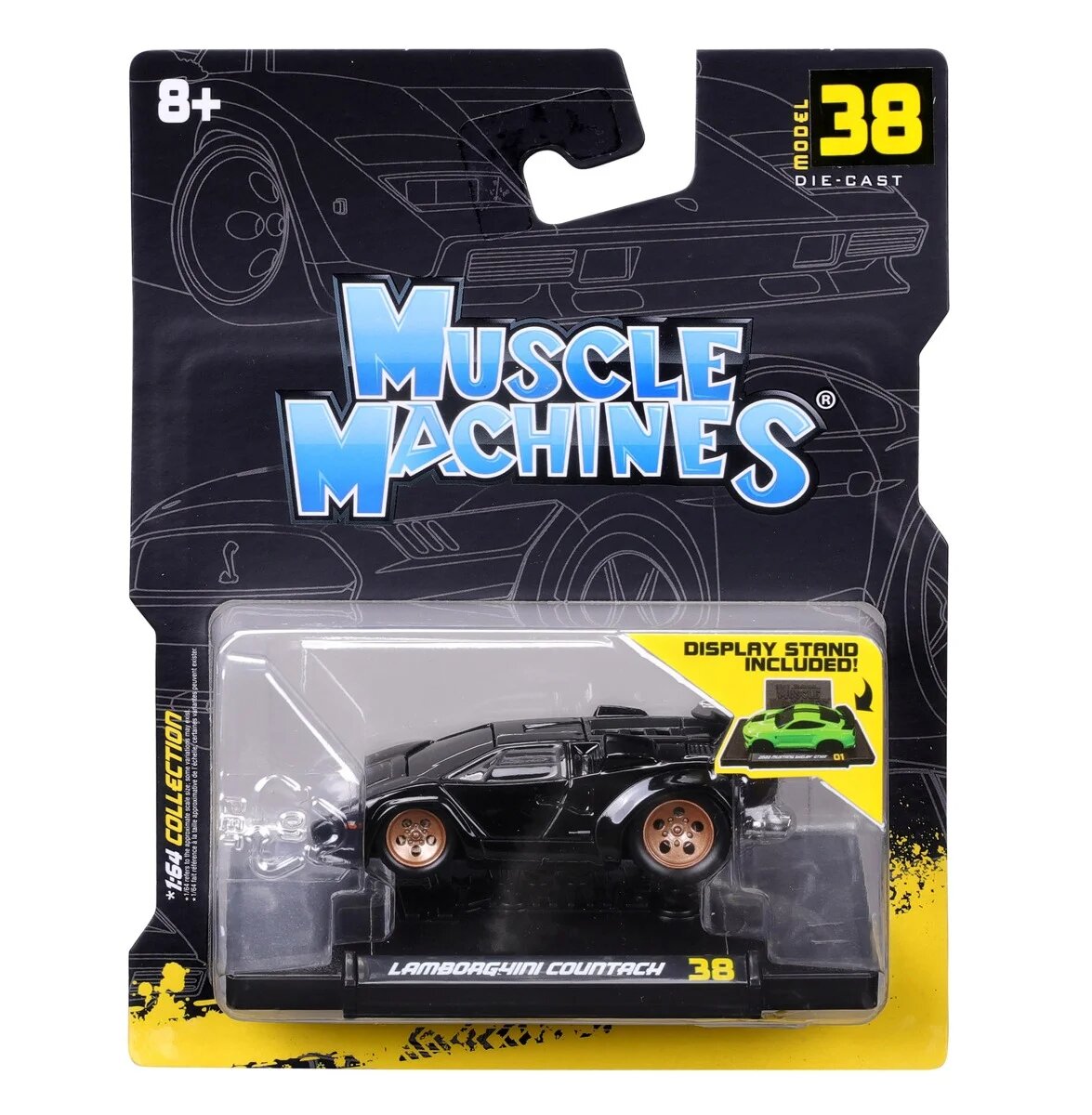 Maisto Masinuta metalica Muscle Machines Lamborghini Countach 1:64