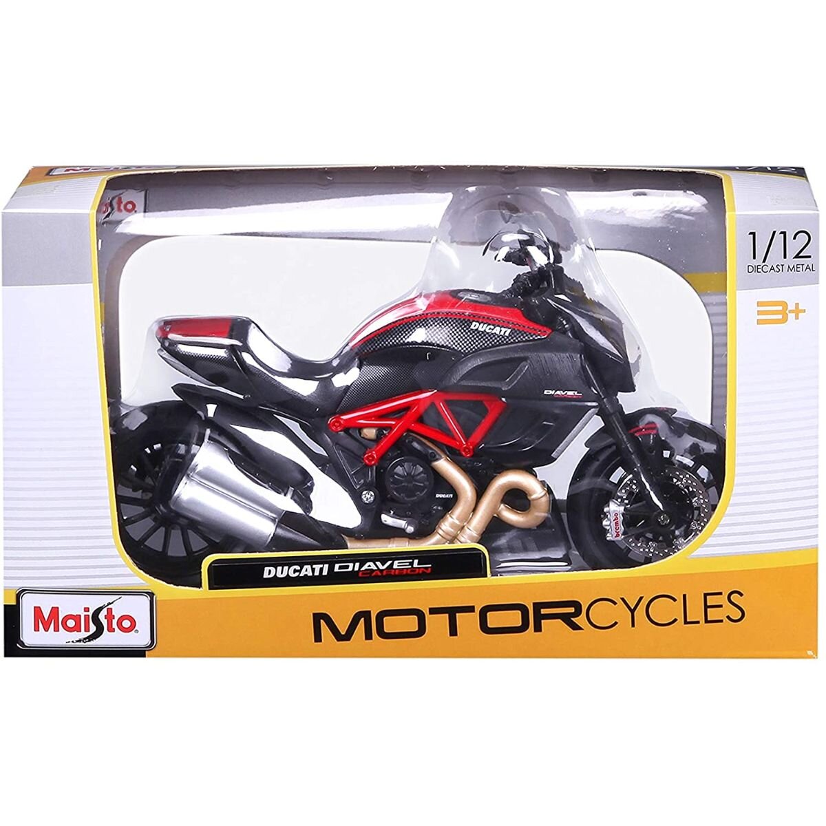 Maisto Motocicleta Ducati Diavel Carbon 1:12
