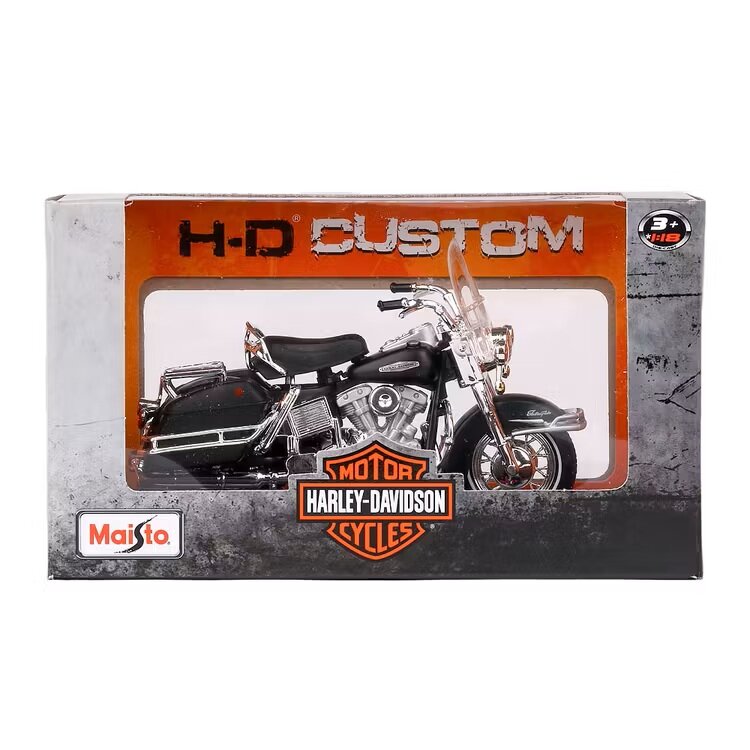 Maisto Motocicleta Harley-Davidson 1966 FLH Electra Glide 1:18