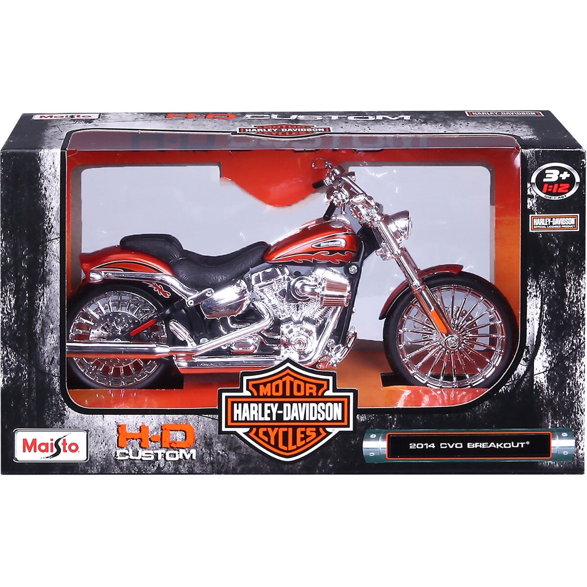 Maisto Motocicleta metalica Harley-Davidson 2014 CVO Breakout 1:12