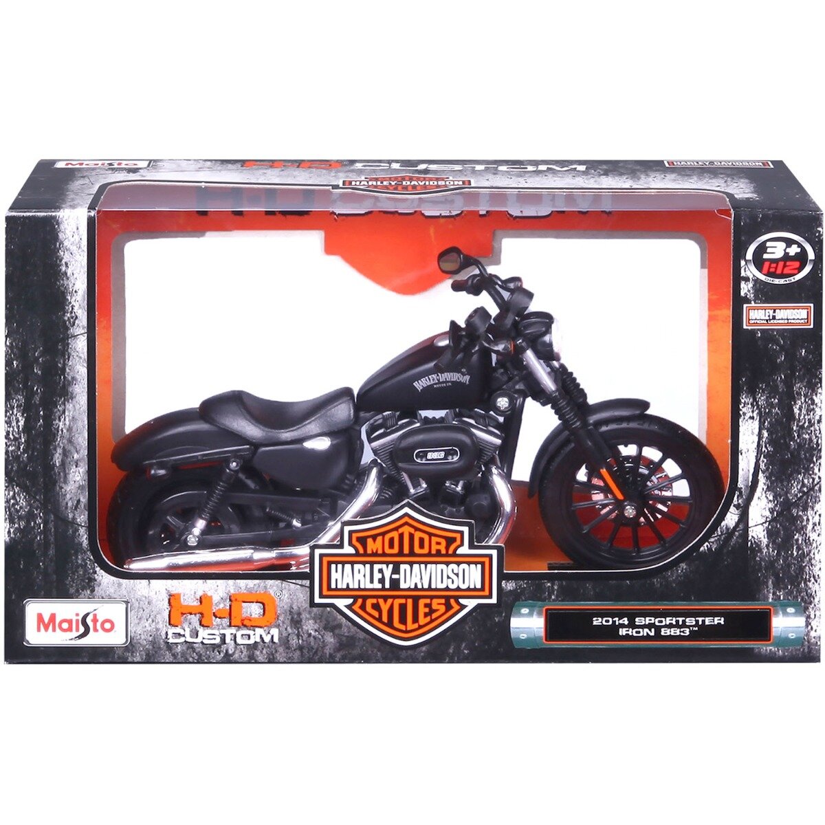 Maisto Motocicleta metalica Harley-Davidson 2014 Sportster Iron 883 1:12