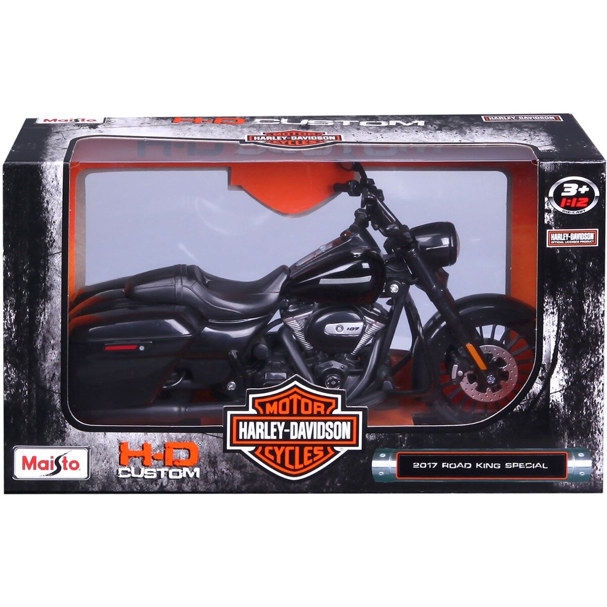 Maisto Motocicleta metalica Harley-Davidson 2017 Road King Special 1:12