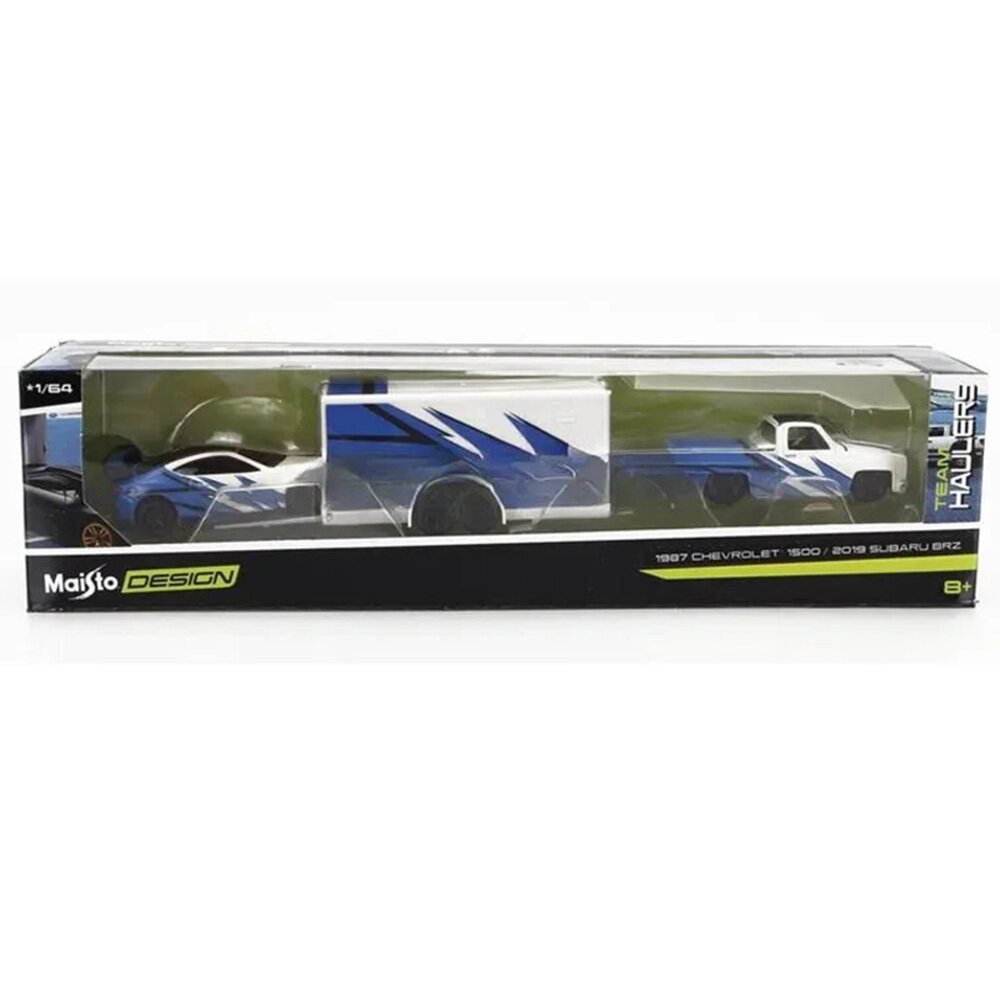 Maisto Set camion si masina metalica Design Team Haulers 1:64
