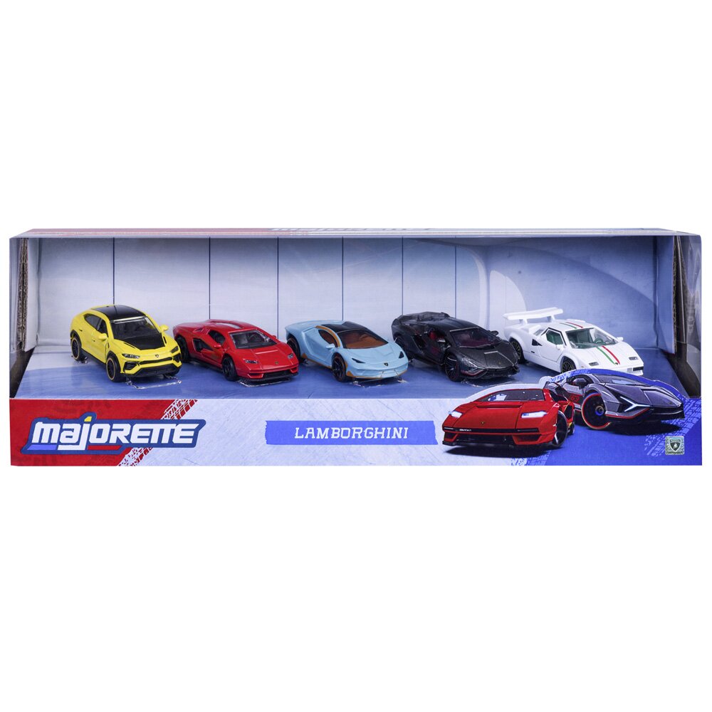 Majorette Set 5 masini metalice Lamborghini