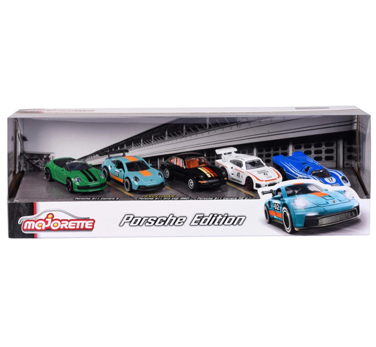 Majorette Set 5 masini metalice Porsche Edition